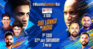 India vs Sri Lanka Live Streaming 1st T20